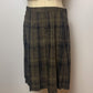 90’s Grunge Plaid Pleated Skirt (M/L)