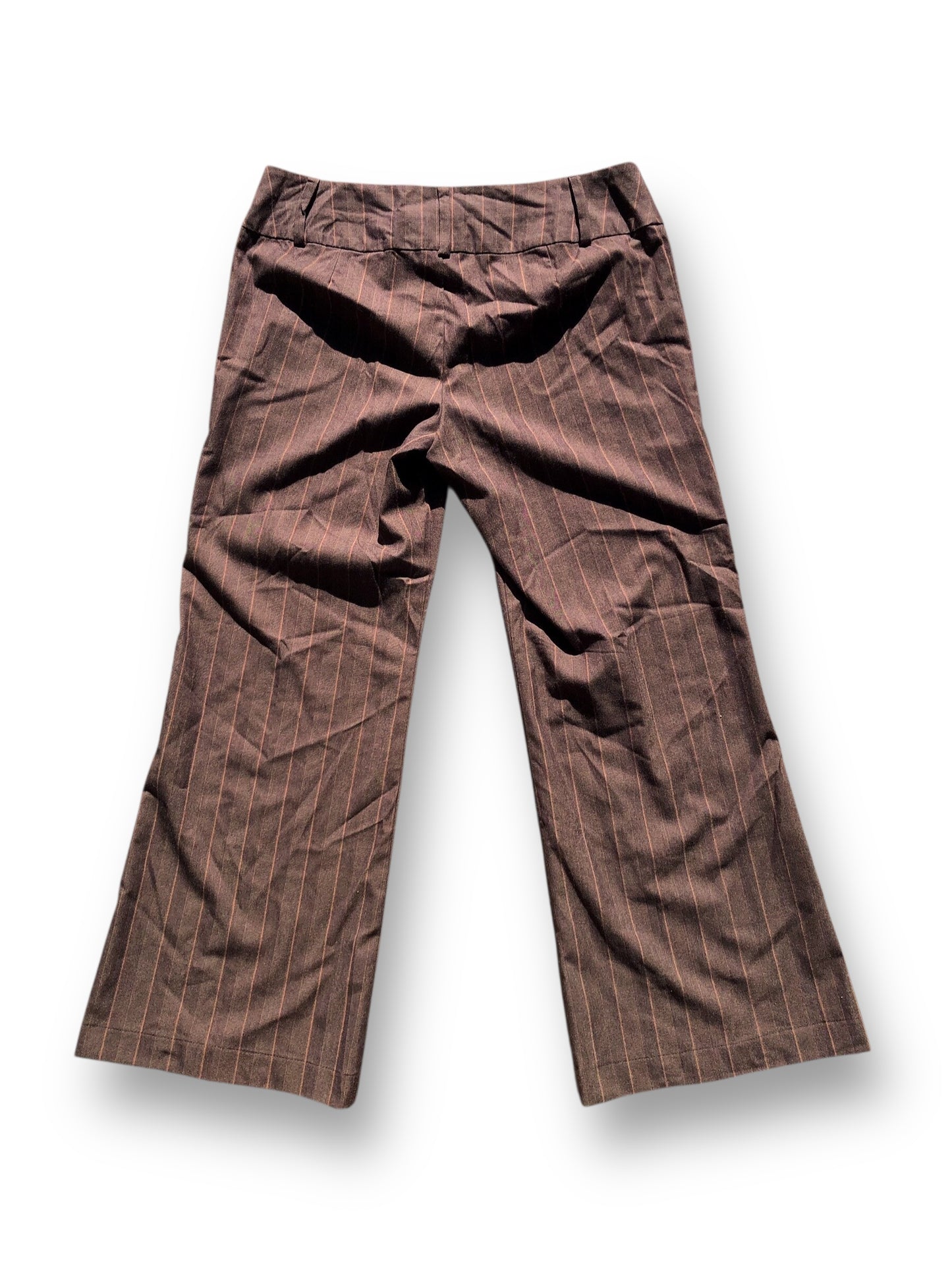 Y2K Xhilaration Brown Pinstripe Dress Pants (XL)