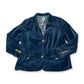 Y2K/Modern Lapis Blue Velvet Blazer (1X)