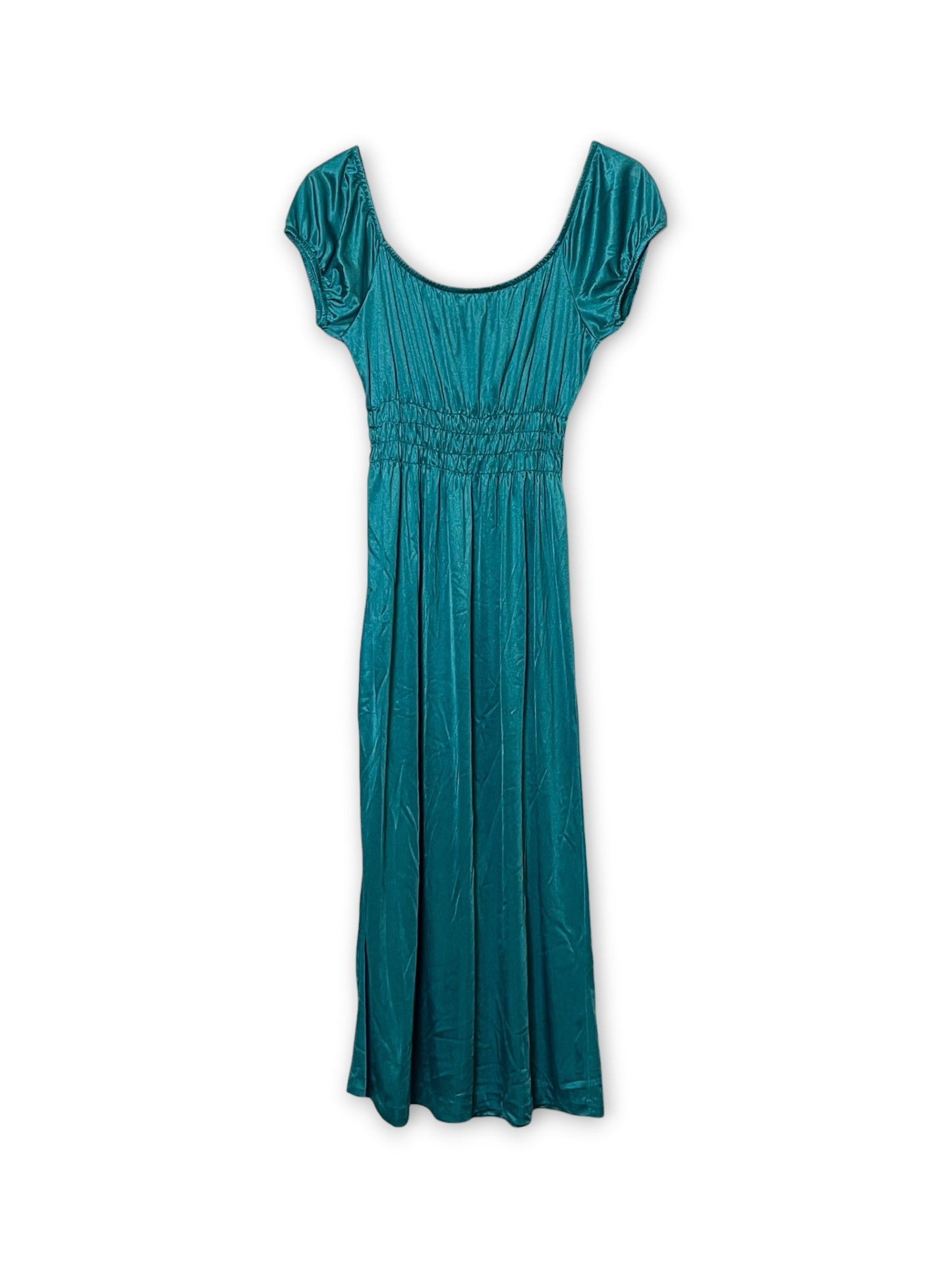 70’s Retro Turquoise Lounge Dress (S)