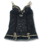 Y2K Black Leopard Chemise (L)