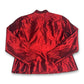 Y2K Chico’s Shiny Ruby Red Blouse (L)