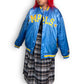 90’s Hardwood Classics Minneapolis Lakers Sky Blue Satin Bomber Jacket (3X/4X/5X/6X)
