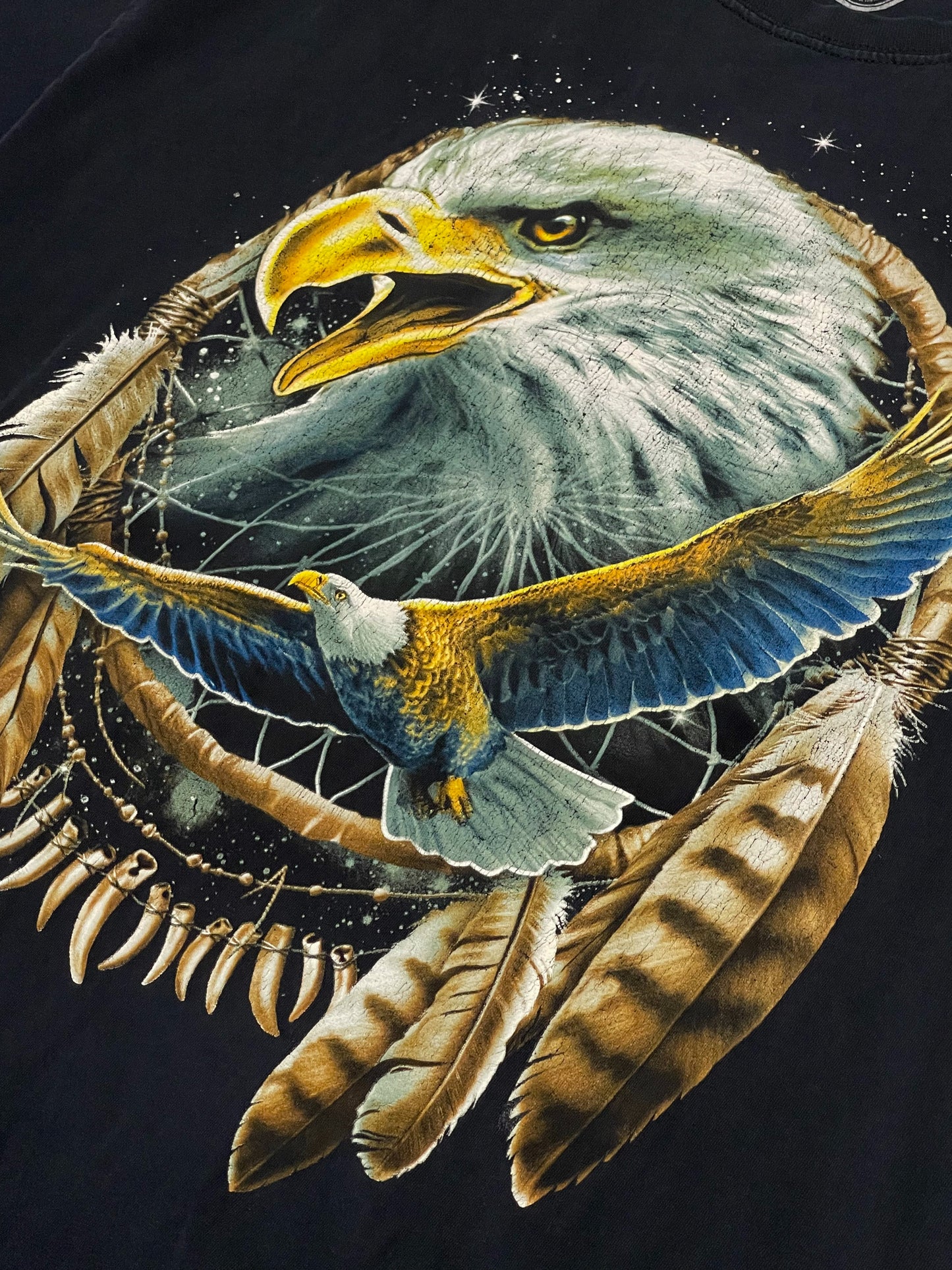 Y2K/Modern Bald Eagle Graphic Tee (XL)
