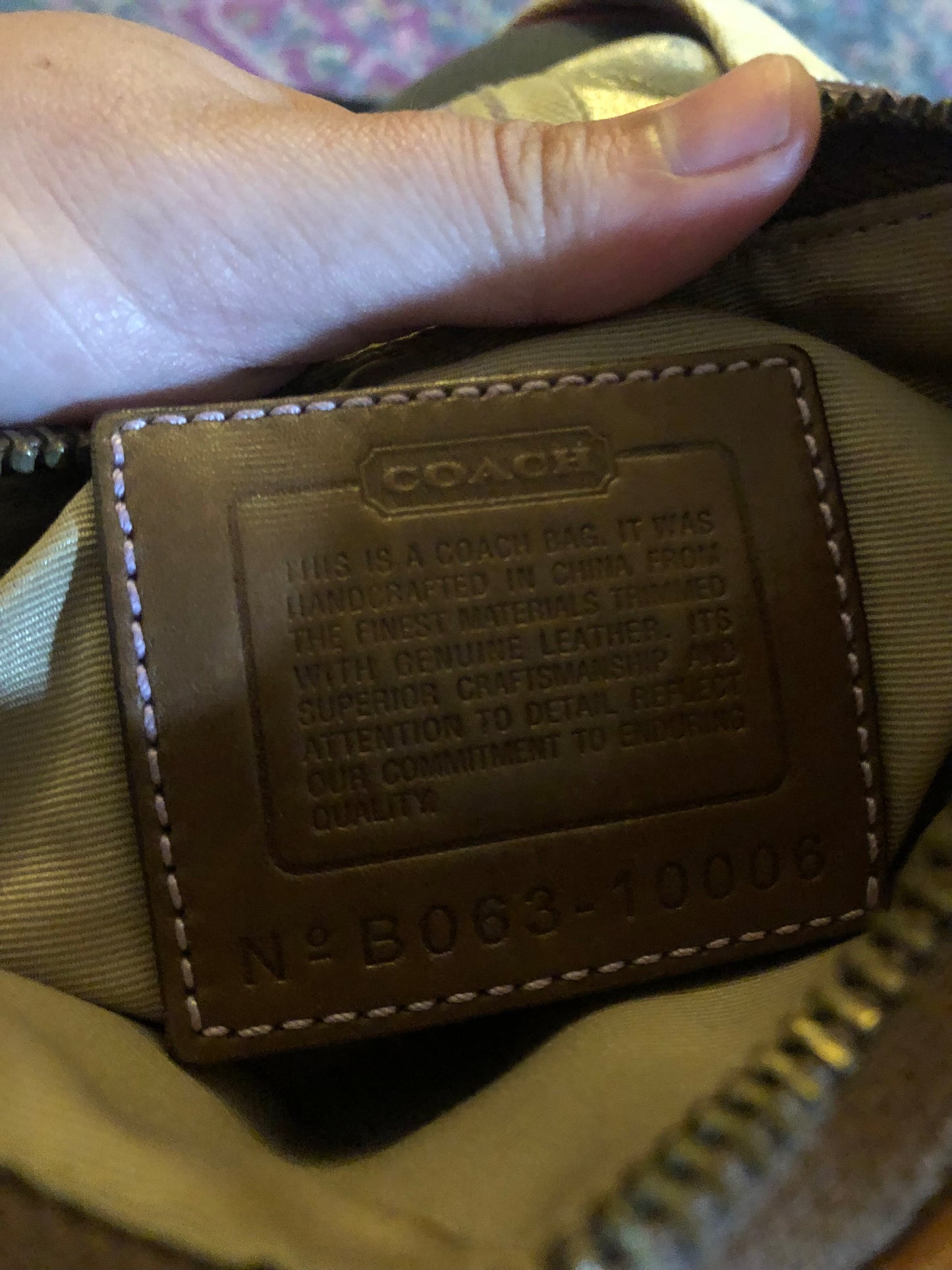 Coach Patchwork Crossbody Bag