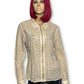 90’s/Y2K Spanner Cream Eyelet Blouse (L)
