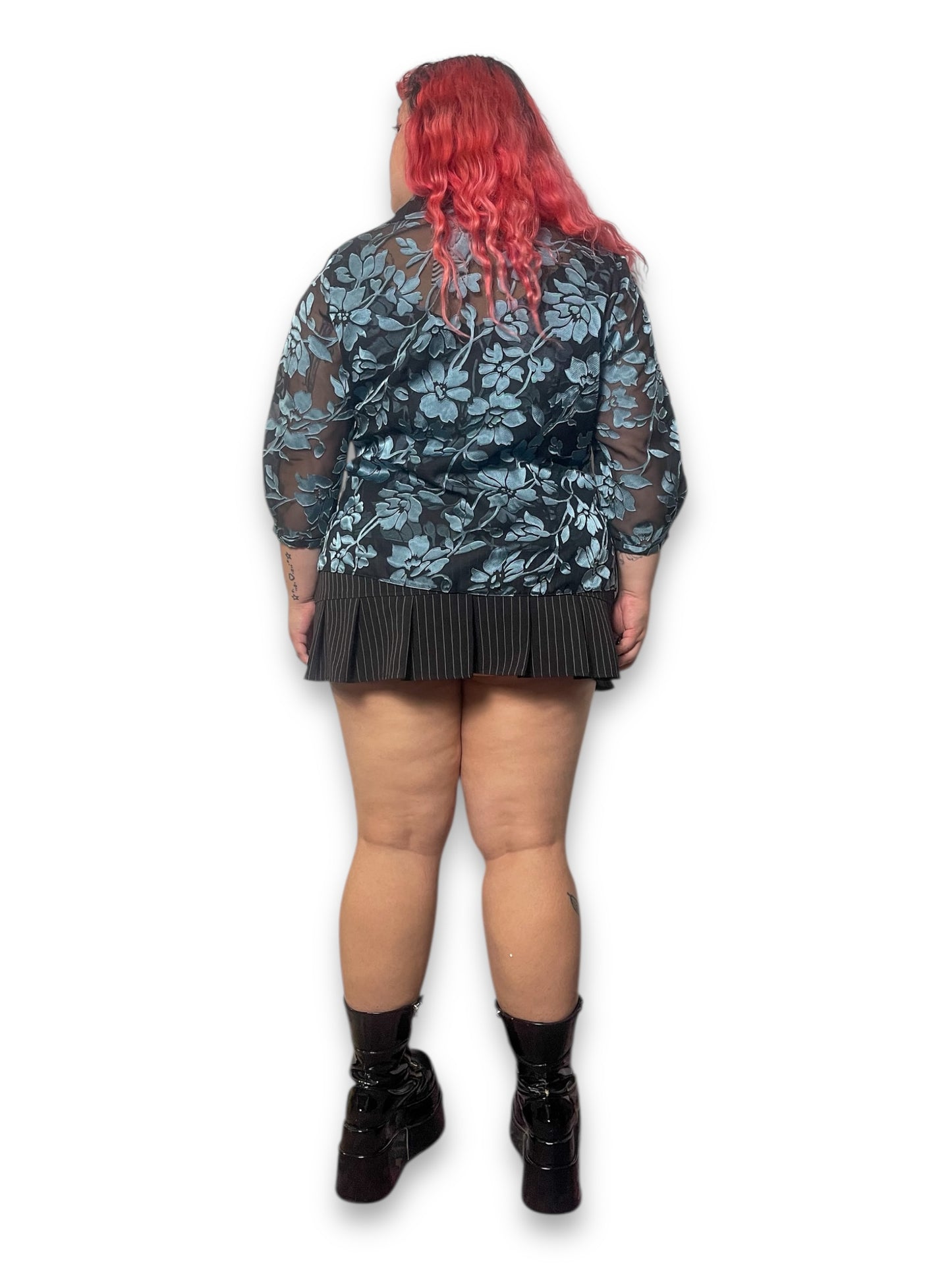 90’s Whimsygoth Blouse + Tank Set (1X)