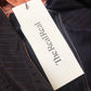 Black and Navy Blue Pinstripe Slacks (M)