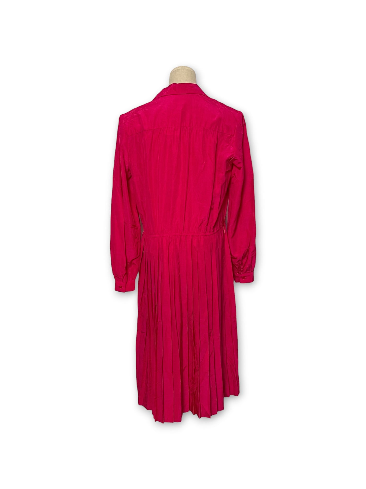 80’s Hot Pink Shirt Dress (XL/1X)
