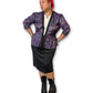 80’s Retro Peplum Dress (2X/3X)