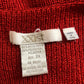 90’s/Y2K XXist Red Sparkly Knit Tank Top (XL/2X)