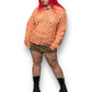 90’s/Y2K Coldwater Creek Coral Pink Crochet Knit Cardigan (3X)