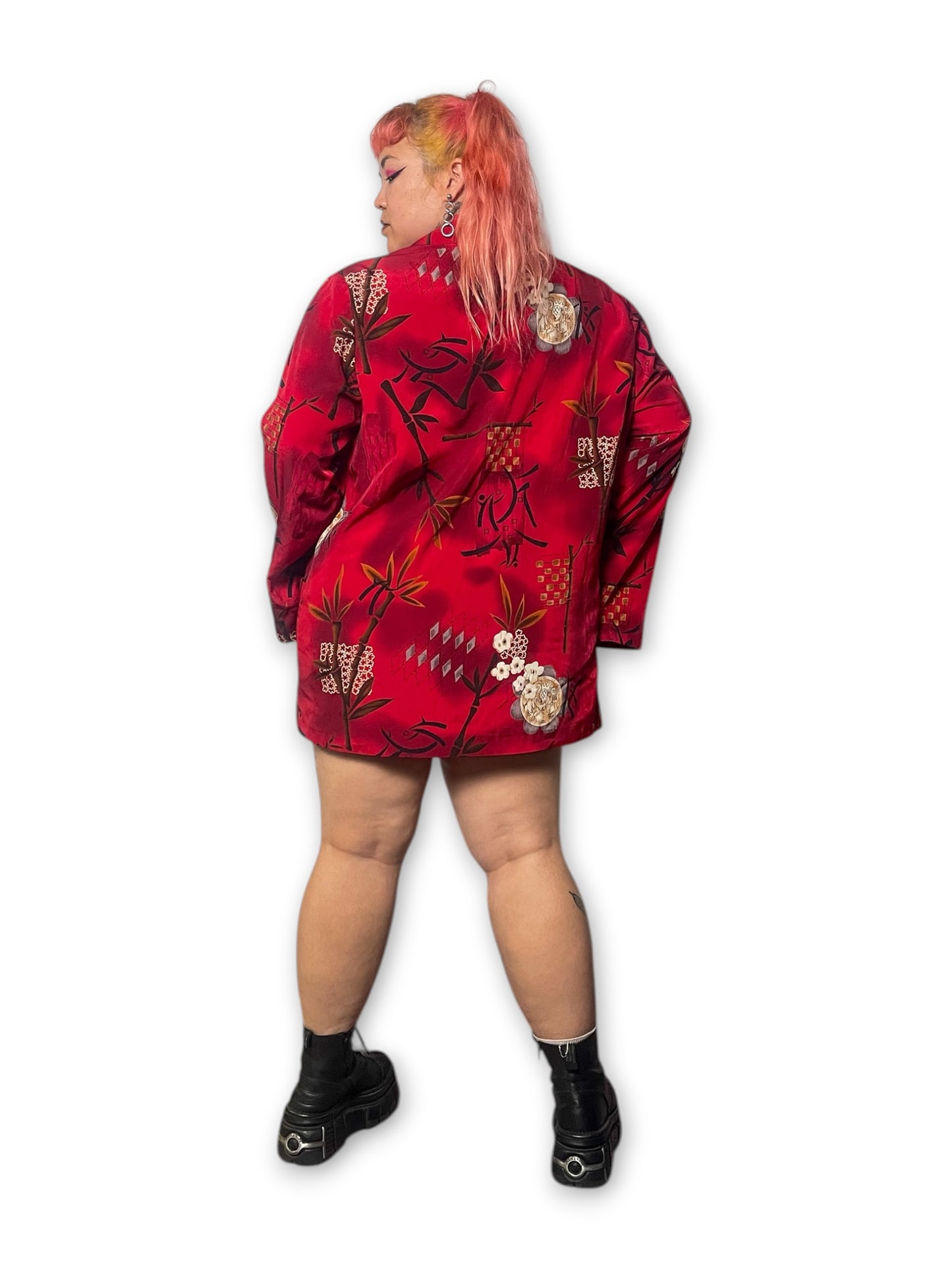 90’s Graphic Print Blazer (4X)