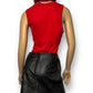90’s Maxima by Wilson Black Leather Mini Skirt (M)