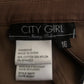 Y2K City Girl by Nancy Bolen Brown Pants (2X)