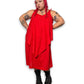 80’s Red Layered Tent Dress (3X)