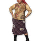 Y2K Euro Print Long Sleeve Shirt (1X/2X)