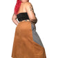 90’s Tumbleweeds Neutral Colorblock Skirt (XL/2X/3X)
