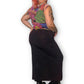 90’s Metro One Black Sparkly Maxi Skirt (XL)