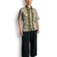 90’s/Y2K White Graphic Print Button Down Shirt (M/L)