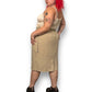 90’s Worthington Khaki Pencil Skirt (2X)