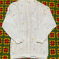 90’s Knit Knit White Floral Sweater (L)