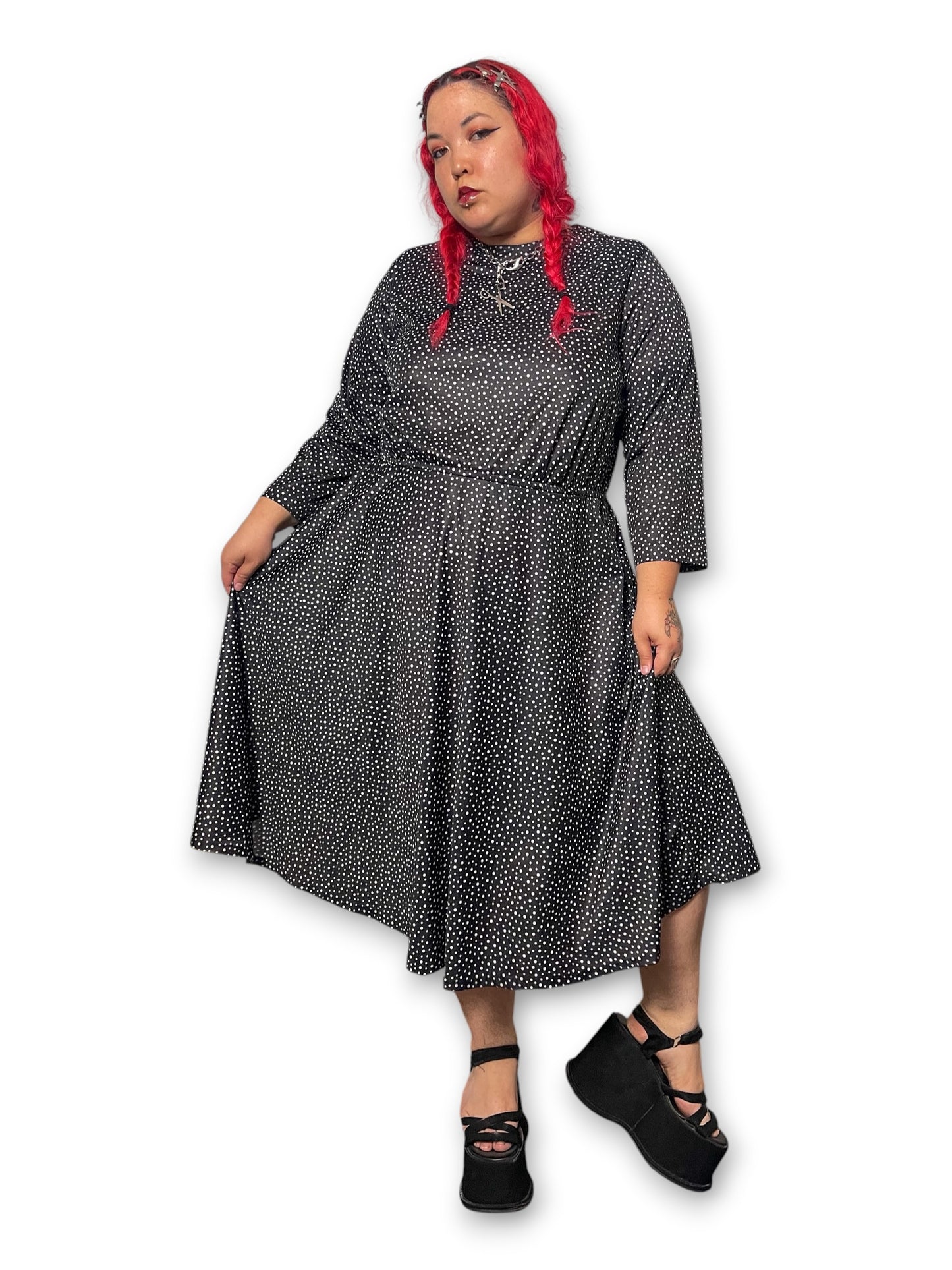 90’s/Y2K Retro Polka Dot Dress (2X)