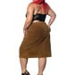 70’s Astor II Brown Corduroy Skirt (XL/2X)