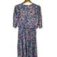 80’s Retro Pastel Midi Dress (M/L)
