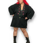 90’s Beth Schaeffer Black Wool Cardigan (OSFM)