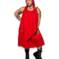 80’s Red Layered Tent Dress (3X)
