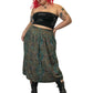 90’s Brownstone Woman Green Paisley Print Skirt (2X)