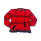 80’s Plaid Knit Cardigan Sweater (XS/S/M)