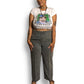 Y2K Style & Co Black and White Knit Dress Pants (2X)