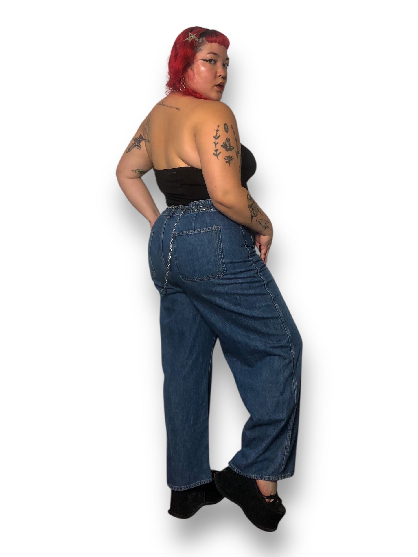 90’s/Y2K Old Navy Wide Leg Denim Jeans (2X/3X)