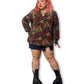 Y2K Dark Romantic Print Blouse (3X)