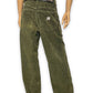 80’s/90’s Big House Drill Olive Green Corduroy Work Pants (L)