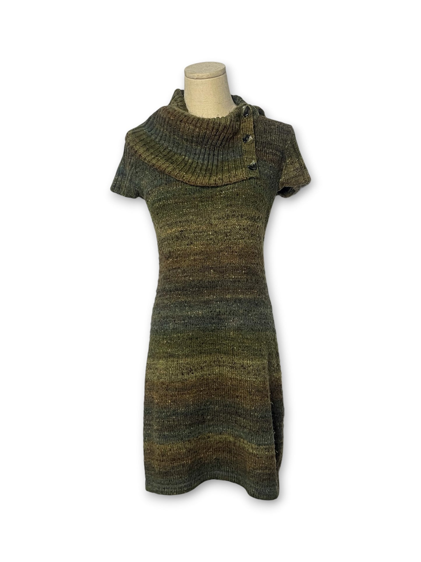 90’s/Y2K Boho Knit Mini Dress (M)