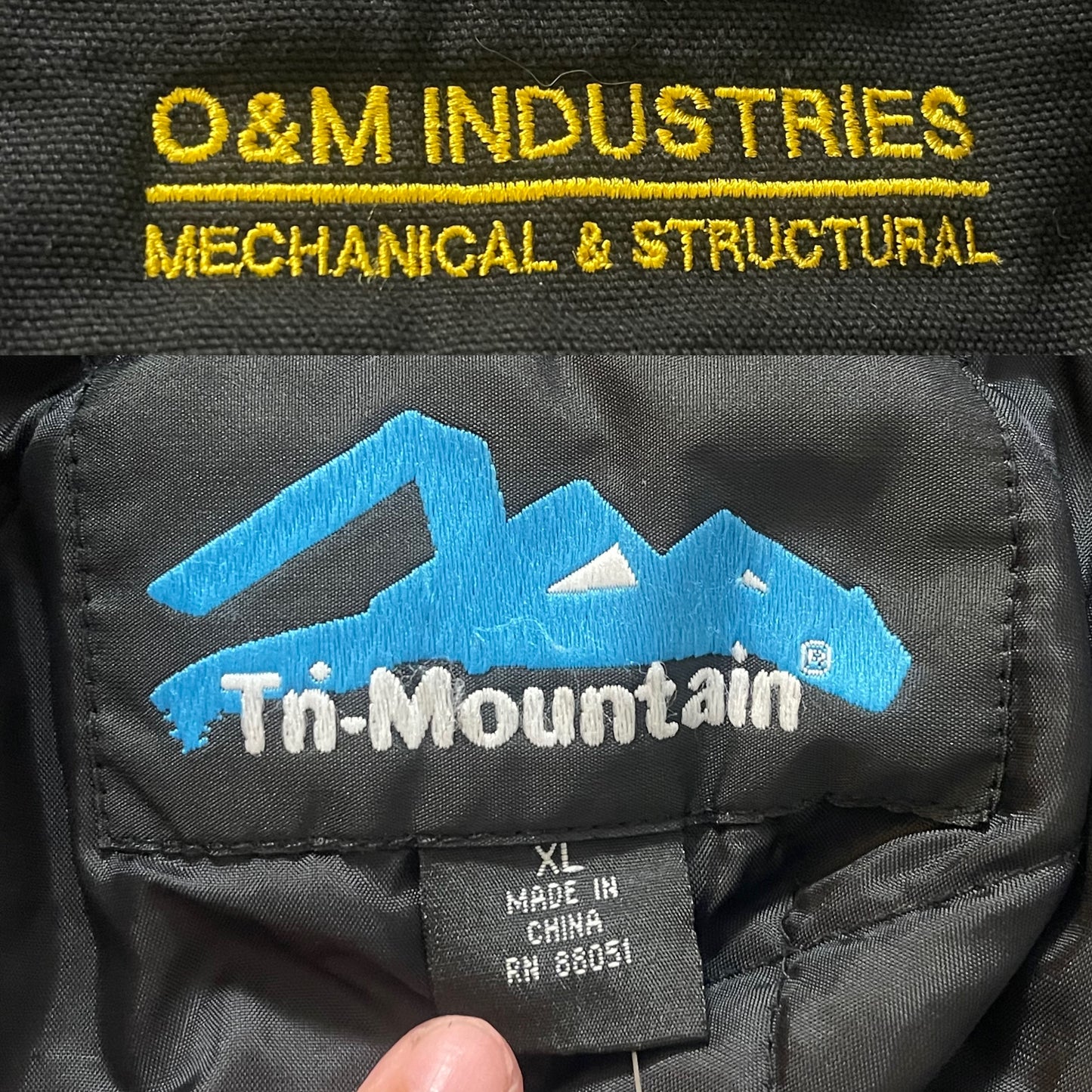 90’s/Y2K Black Work Vest (XL/1X/2X)