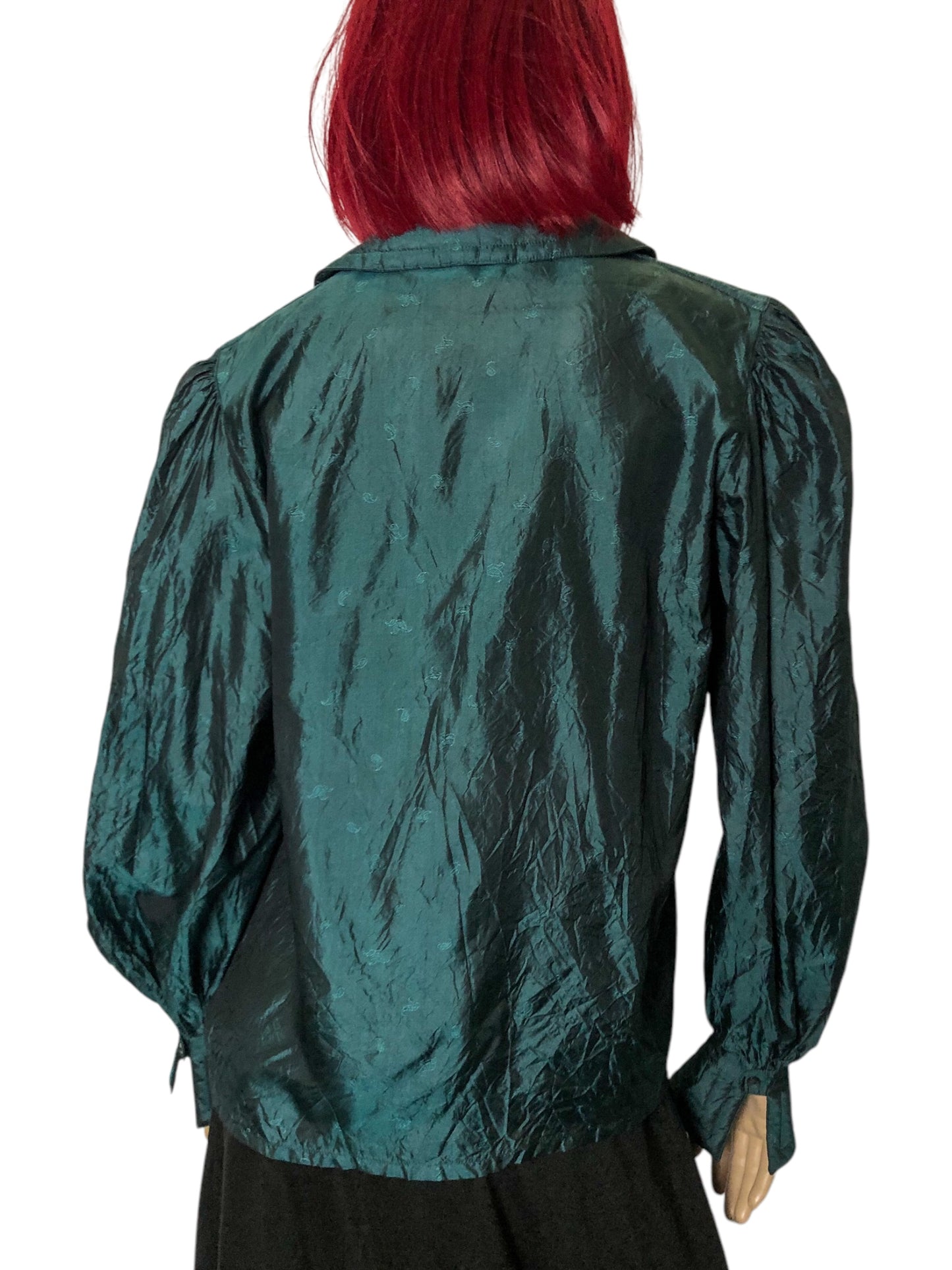 80’s Escada by SRB Forest Green Blouse (L)