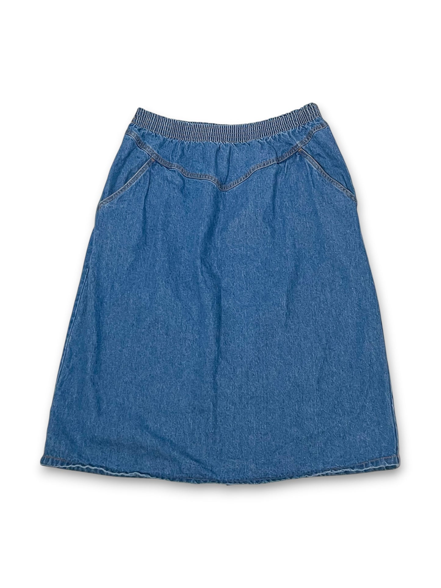 90’s Denim Pencil Skirt (XL/1X)