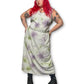 Y2K Maggie McNaughton Leaf Print Maxi Dress (2X/3X)