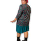 80’s Retro Floral Layered Dress (3X)