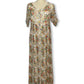 90’s Floral Print Cottage Maxi Dress (M)