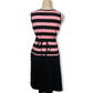Harajuku Punk Striped Knit Dress (L)