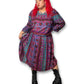 80’s Retro Print Midi Dress (2X/3X)