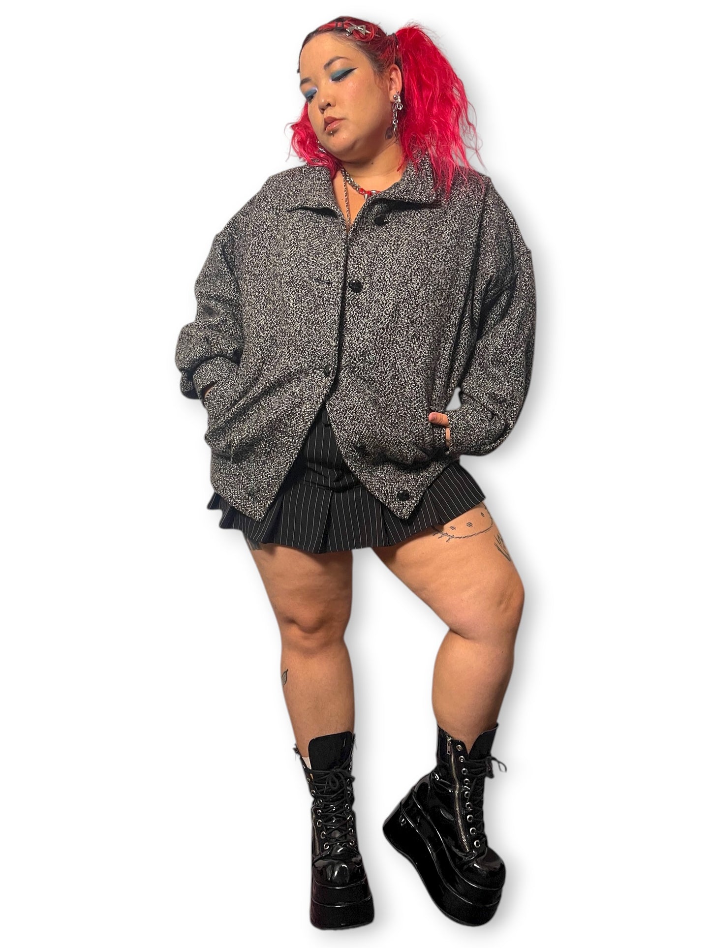 60’s/70’s Pinpoint Fashions Wool Coat (XL/2X)