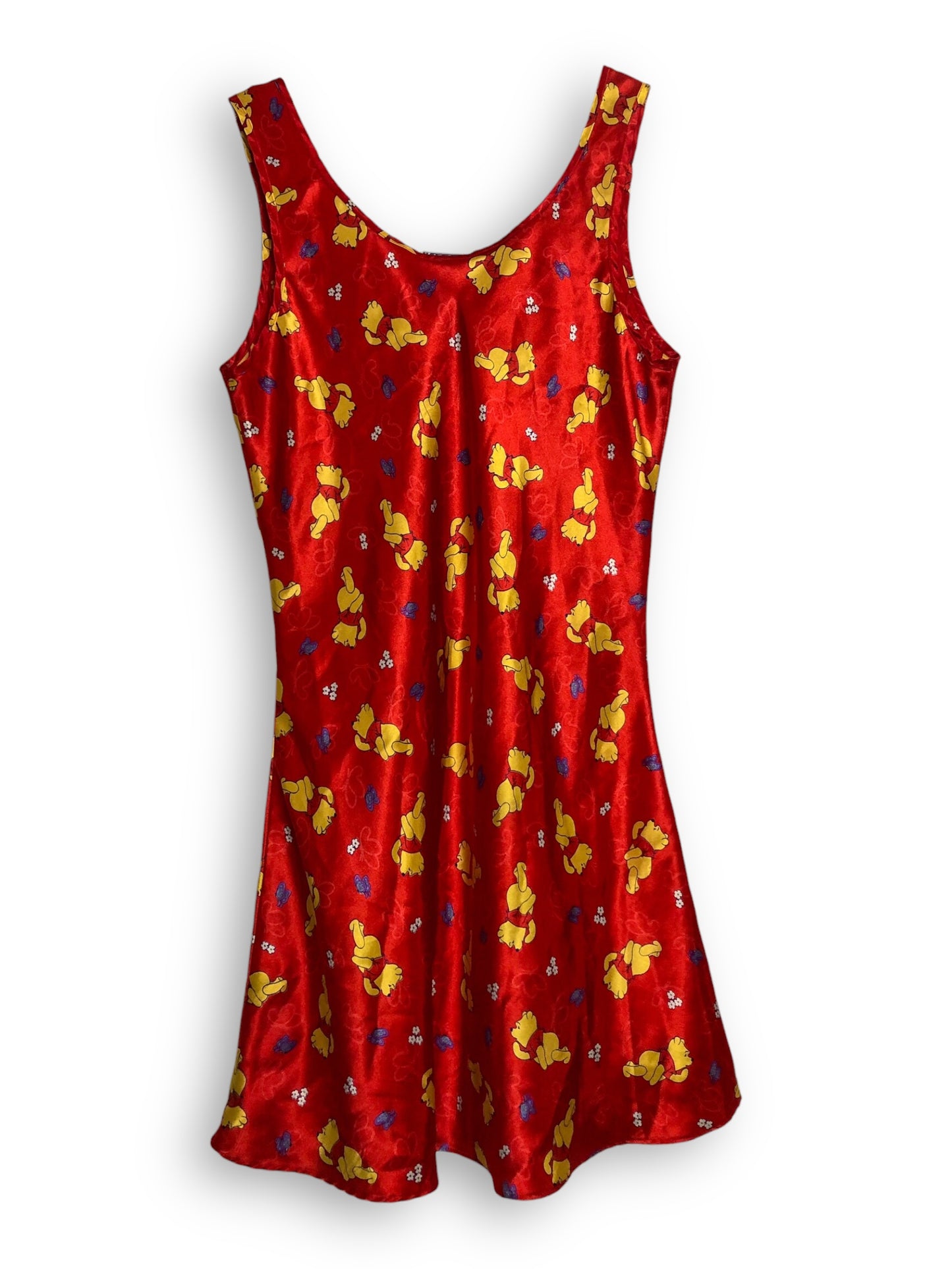 90’s Winnie the Pooh Red Slip Dress (M)