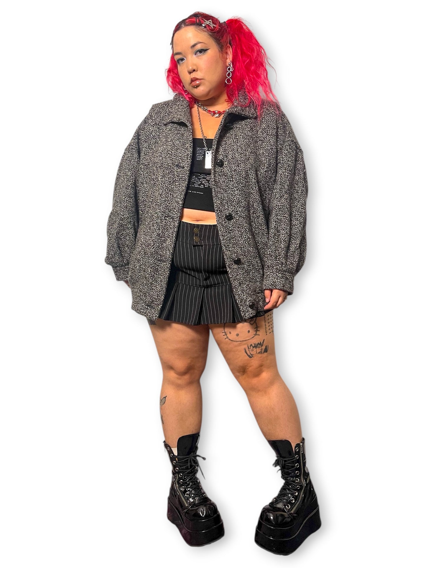 60’s/70’s Pinpoint Fashions Wool Coat (XL/2X)