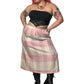 70’s Impressions II Pink and White Plaid Skirt (2X/3X)